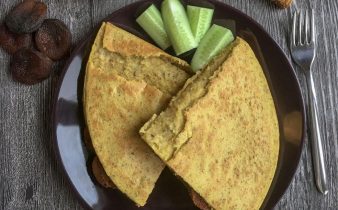 nohut unlu vegan omlet tarifi