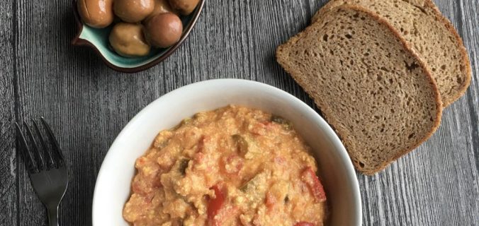 menemen tarifi yumurtasız ve tofulu