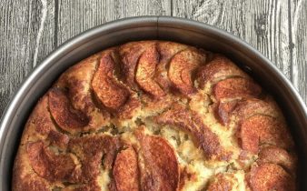 vegan tarçınlı elmalı kek